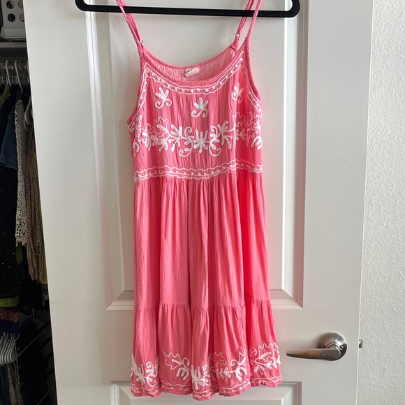 Handmade Pink Embroidered Sundress - Picture 6 of 7